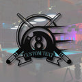 Personalized 8 Ball Metal Sign, Custom Pool Hall Decor