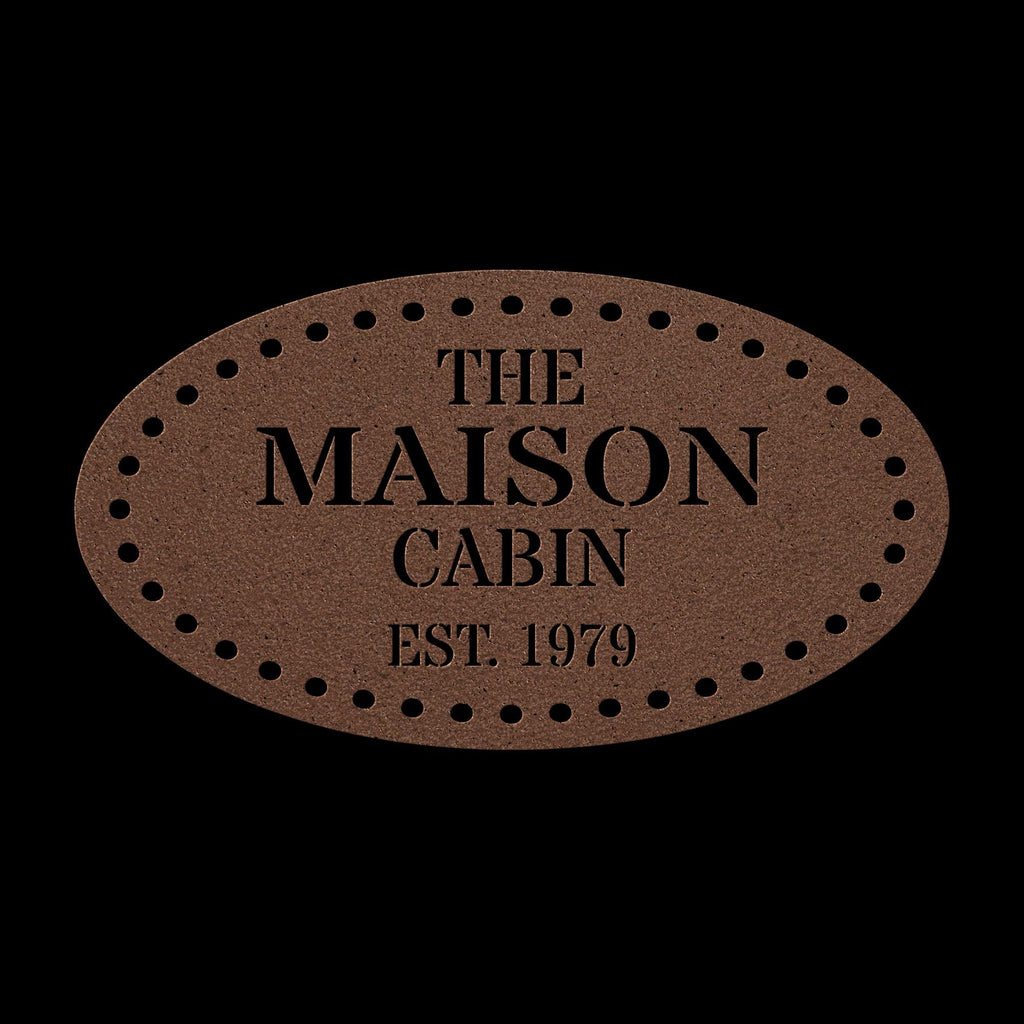Custom Oval Cabin Metal Sign: Family Name Wall Art