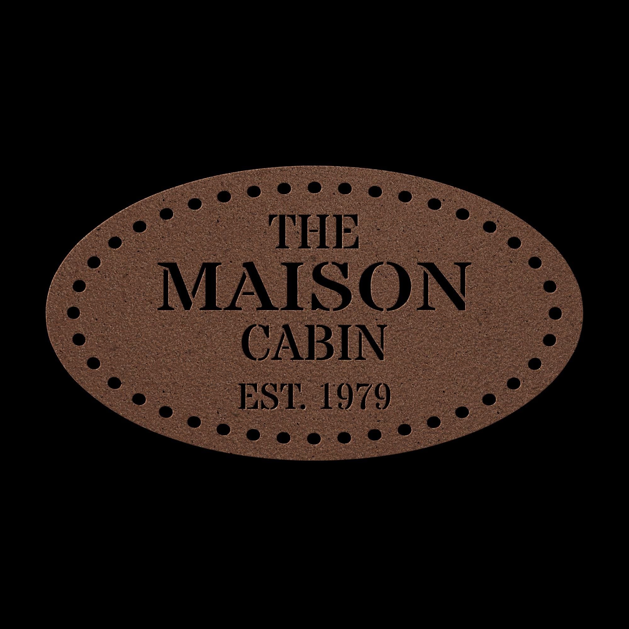 Custom Oval Cabin Metal Sign: Family Name Wall Art