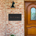 Custom Metal Family Name Sign - Personalized Housewarming Gift