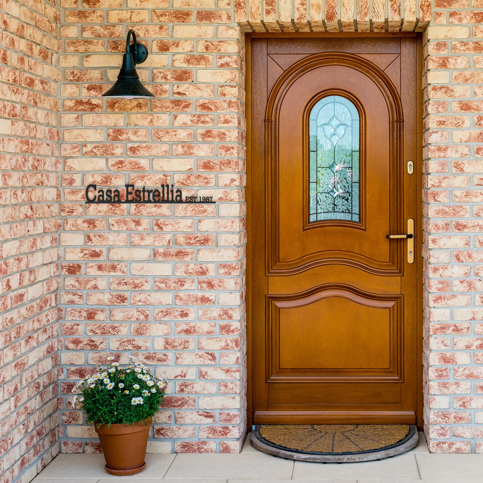 Custom Metal Name Sign: Personalized 18-Gauge Steel Wall Art