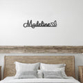 Personalized Metal Name Sign: Custom Script Wall Decor