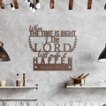 Isaiah 60:22 Metal Bible Verse Sign - Christian Home Decor