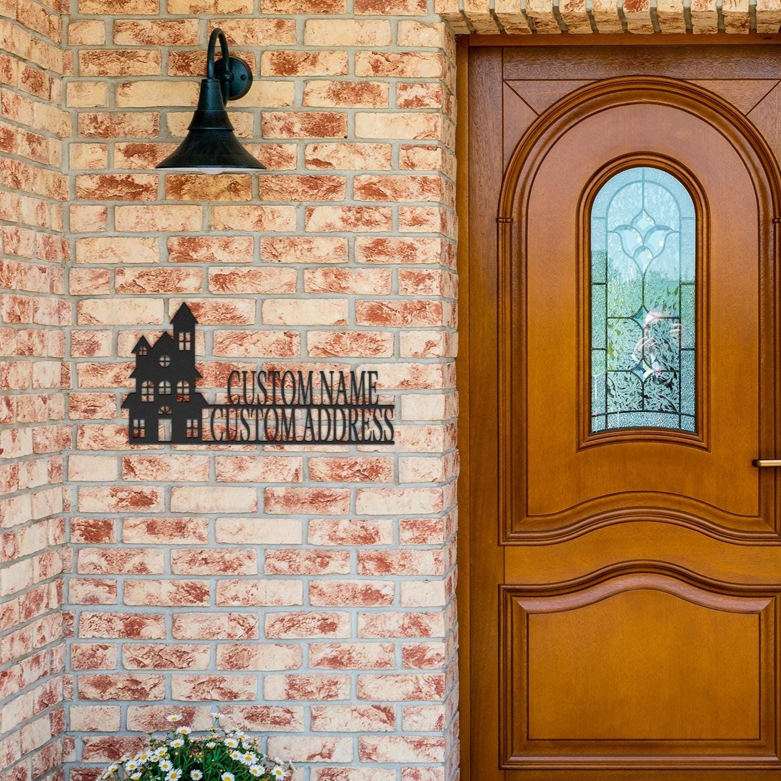 Custom Metal Address Sign: Modern Housewarming Gift