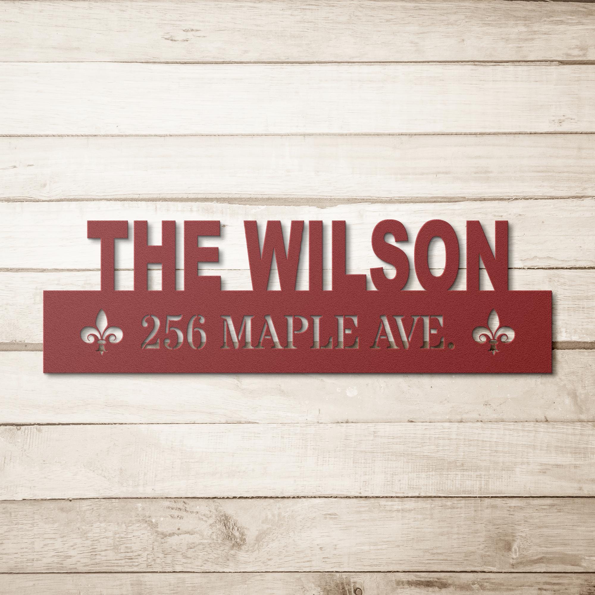 Personalized Metal Name Sign: Custom Steel Wall Art