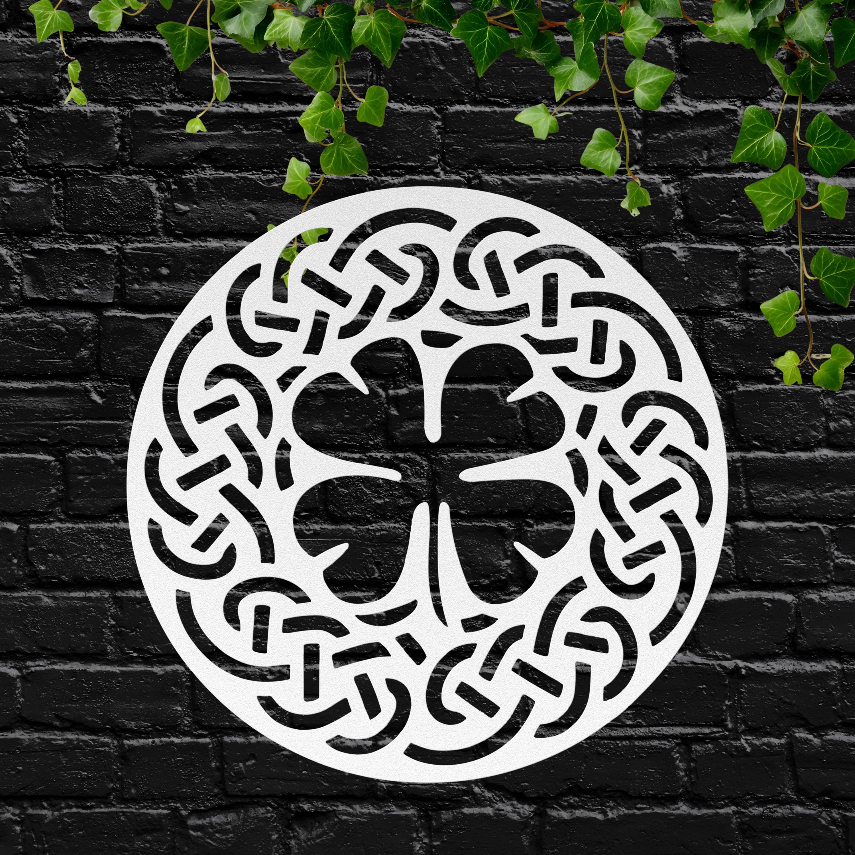 Celtic Clover Metal Wall Art, Shamrock Knot Sign, Irish Heritage Decor, St Patrick's Gift, Lucky Clover