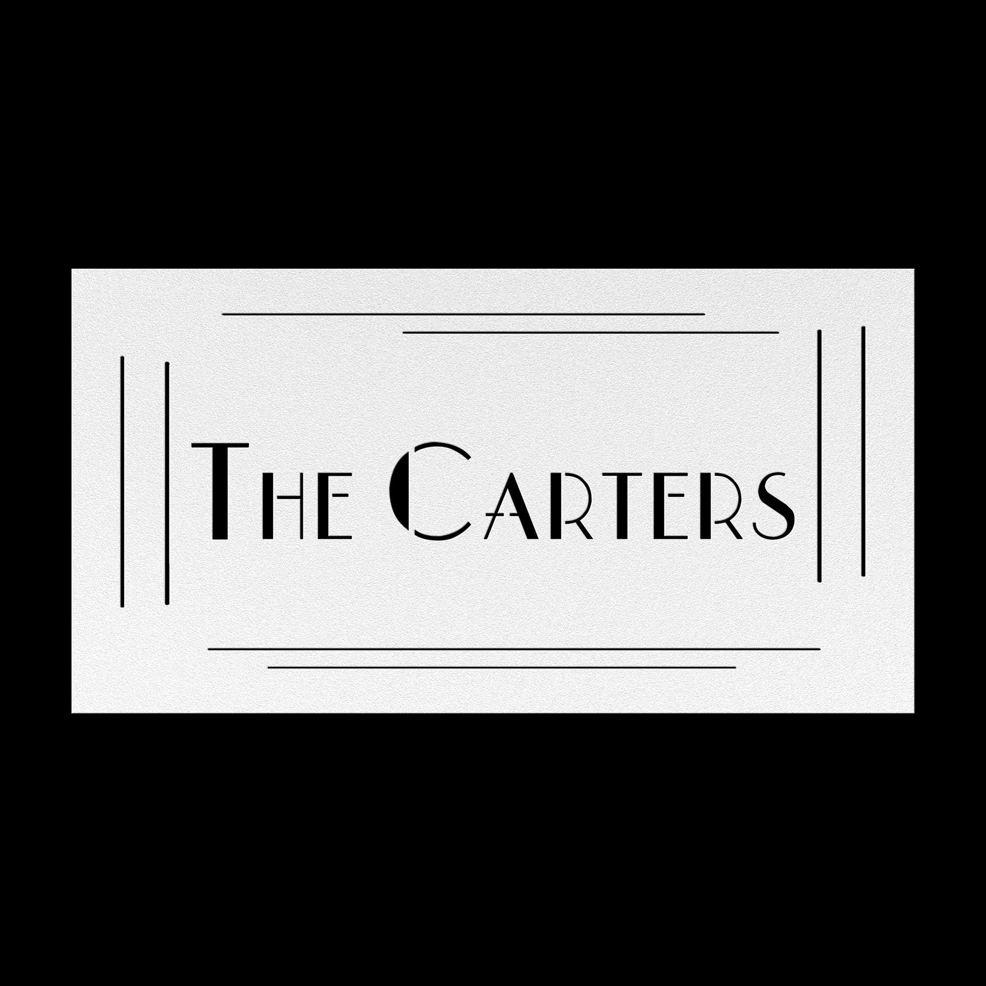 Custom Metal Family Name Sign - Personalized Housewarming Gift