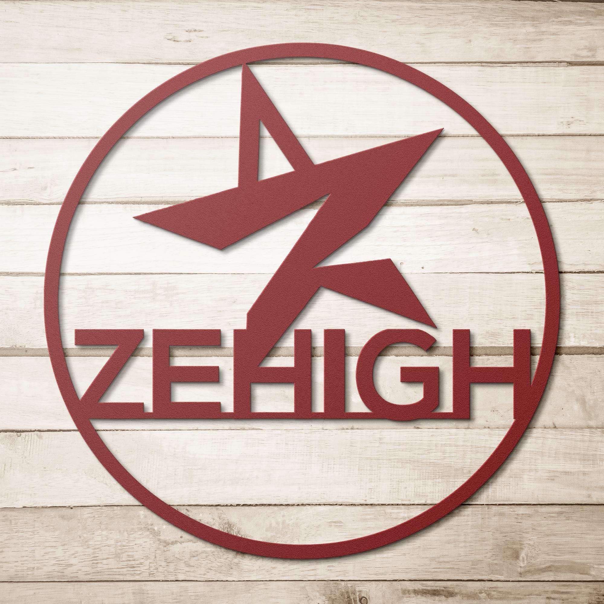 Custom Logo Metal Sign: Personalized Die Cut Steel Business Sign