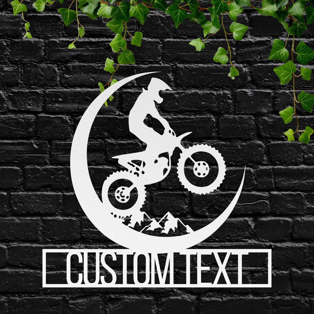 Personalized Motocross Sign - Custom Dirt Bike Plaque | Off Road Metal Art Gift