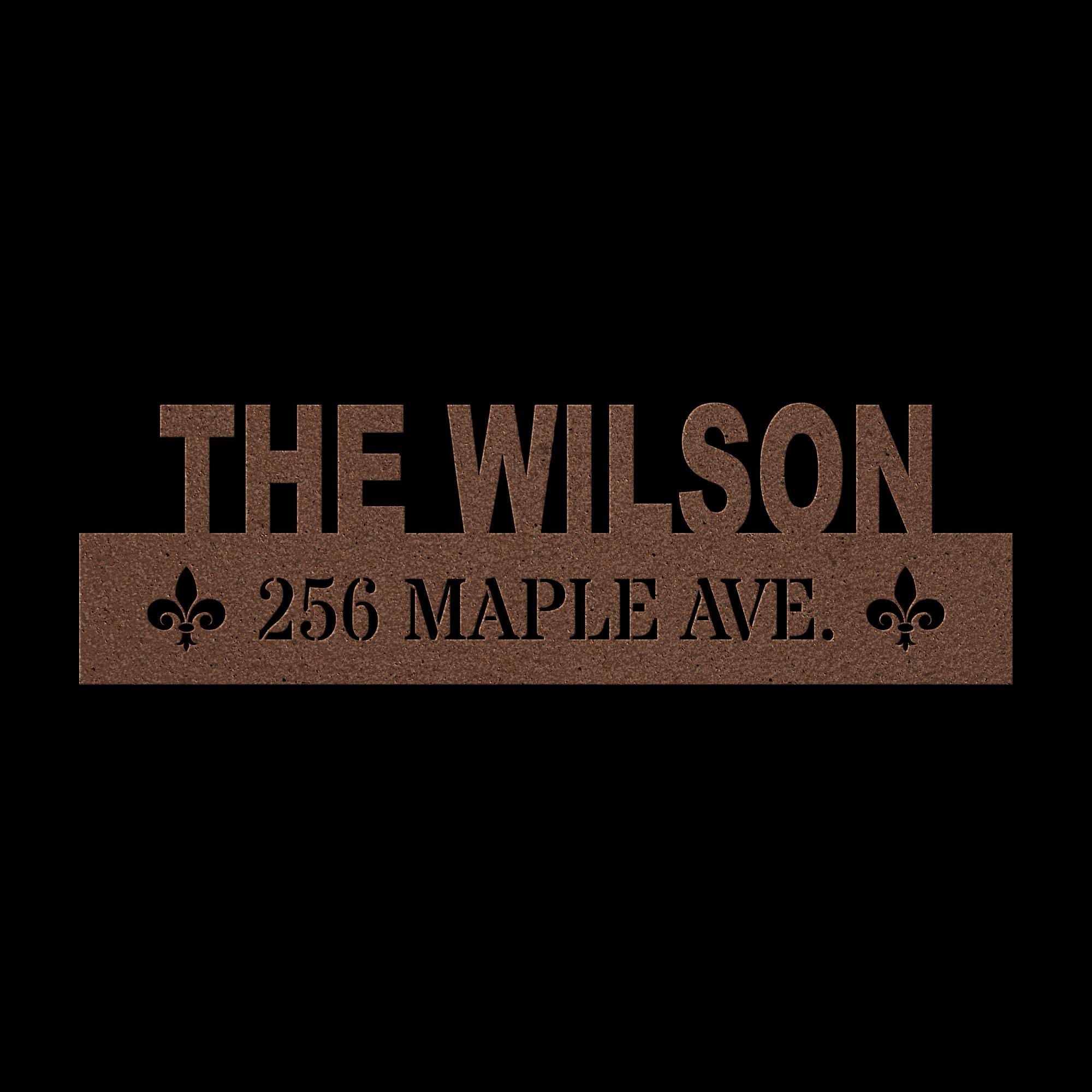 Personalized Metal Name Sign: Custom Steel Wall Art
