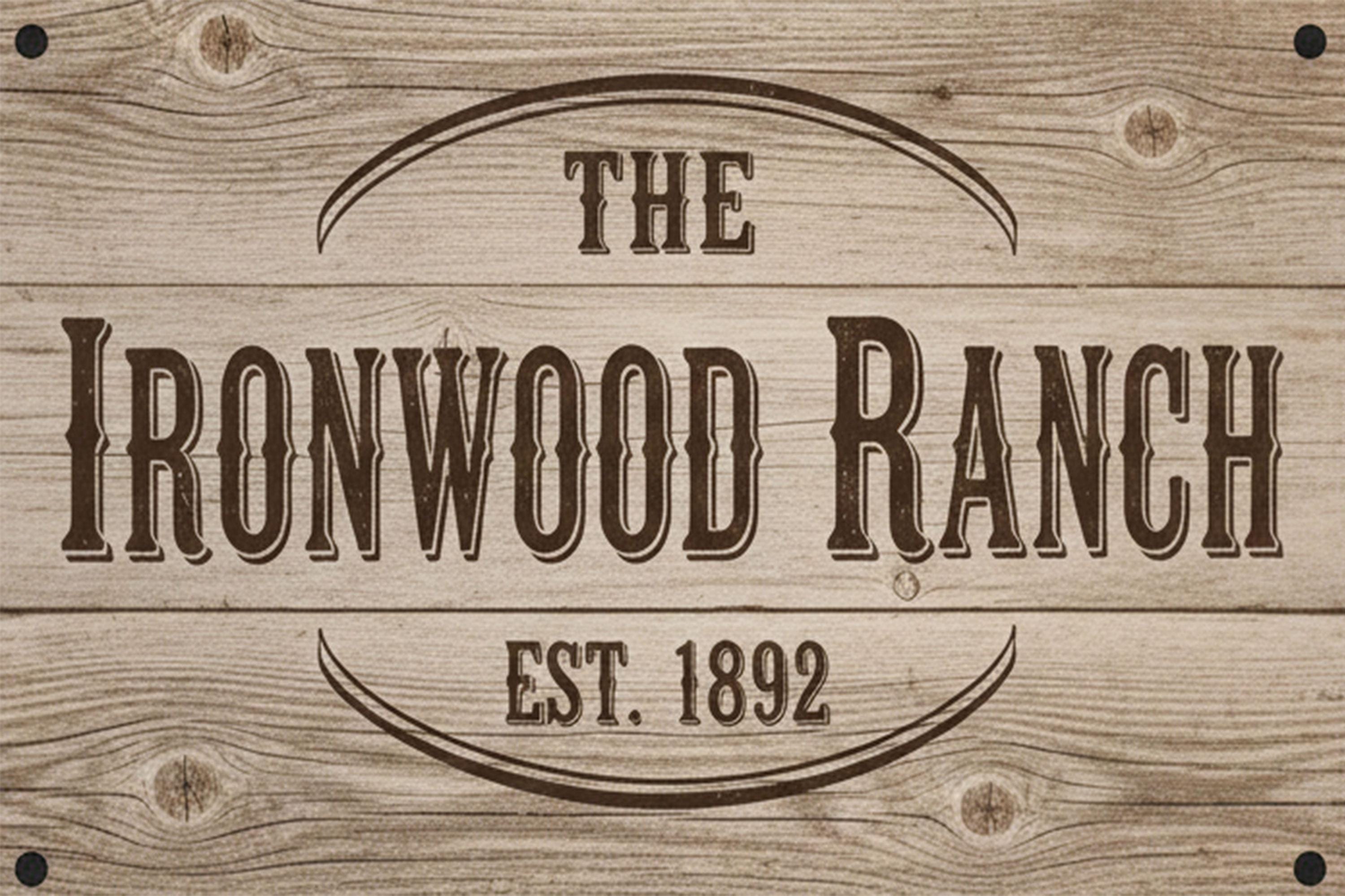 Custom Ranch Metal Sign, Rustic Barn Wall Art, Personalized Cabin Gift, Log Cabin Look