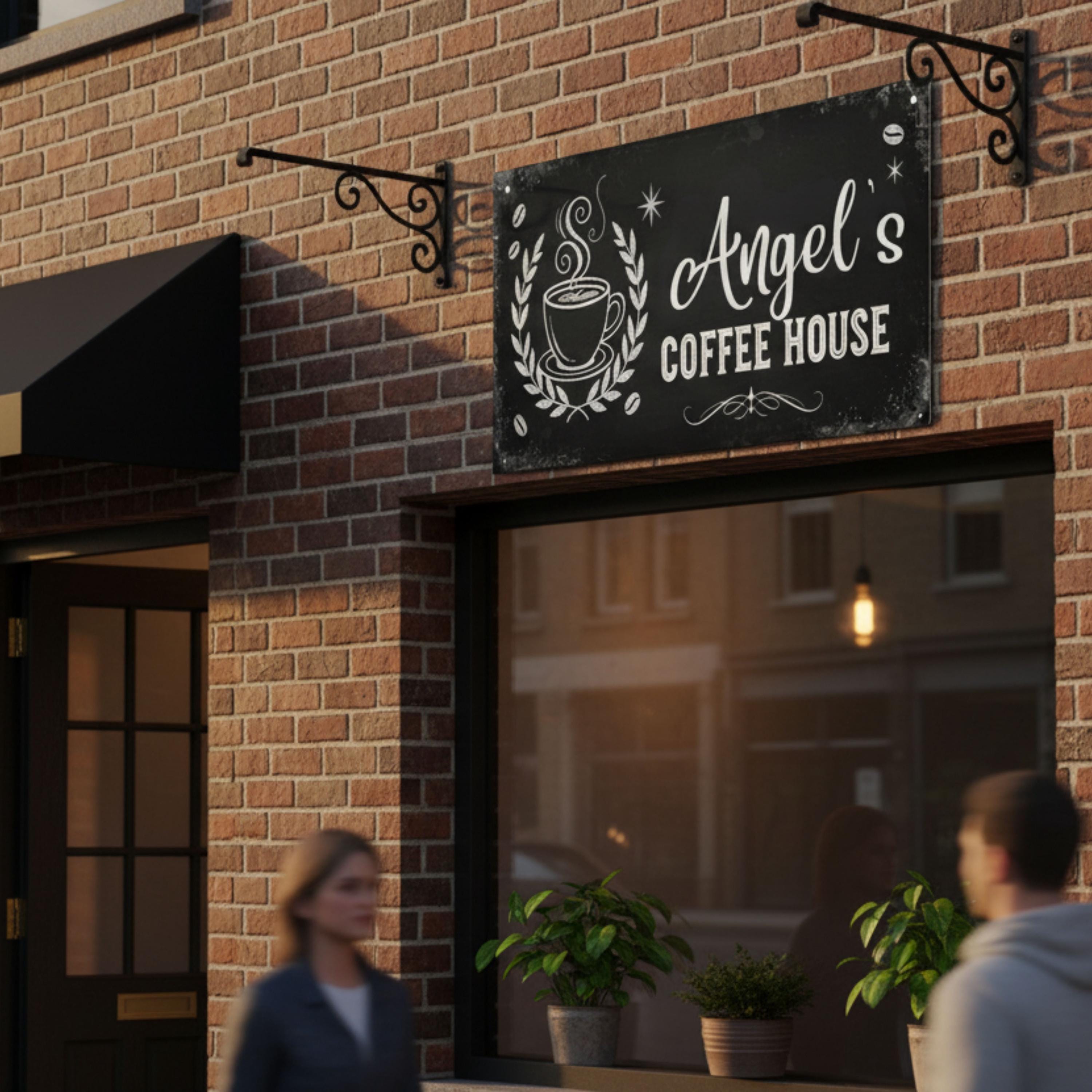 Personalized Coffee Sign - Custom Metal Wall Art | Rustic Kitchen Decor & Barista Gift
