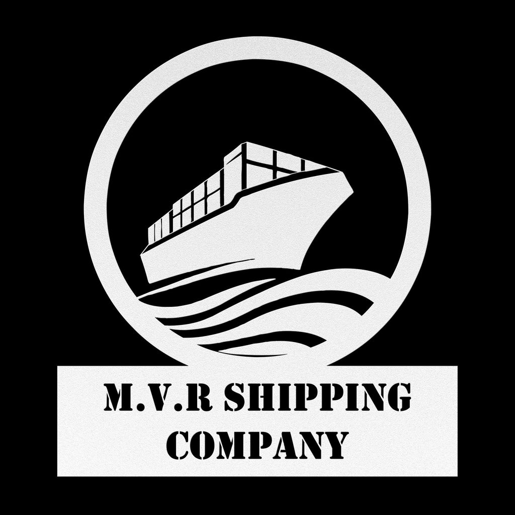 Custom Metal Business Logo Sign: Shipping Container Ship Decor