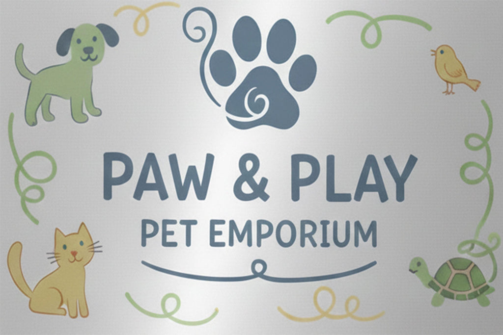 Personalized Pet Sign - Custom Metal Sign for Veterinarian Clinic & Pet Shop Decor