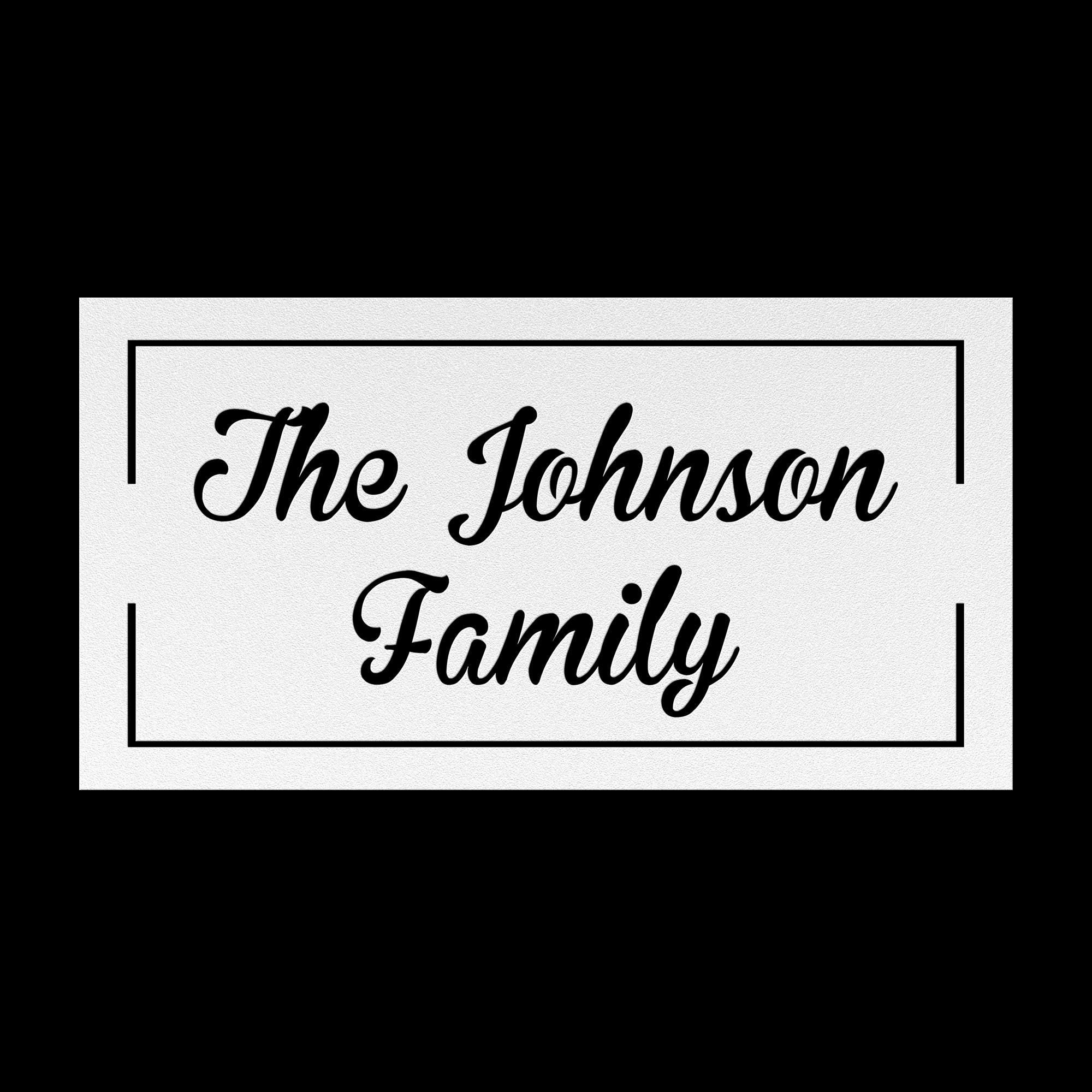 Personalized Metal Name Sign: Custom Steel Wall Art