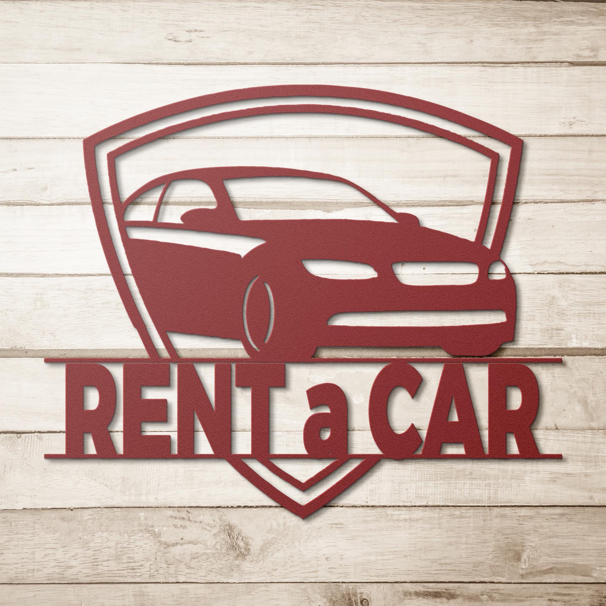 Custom Car Logo Metal Business Sign: Personalized Automotive Decor