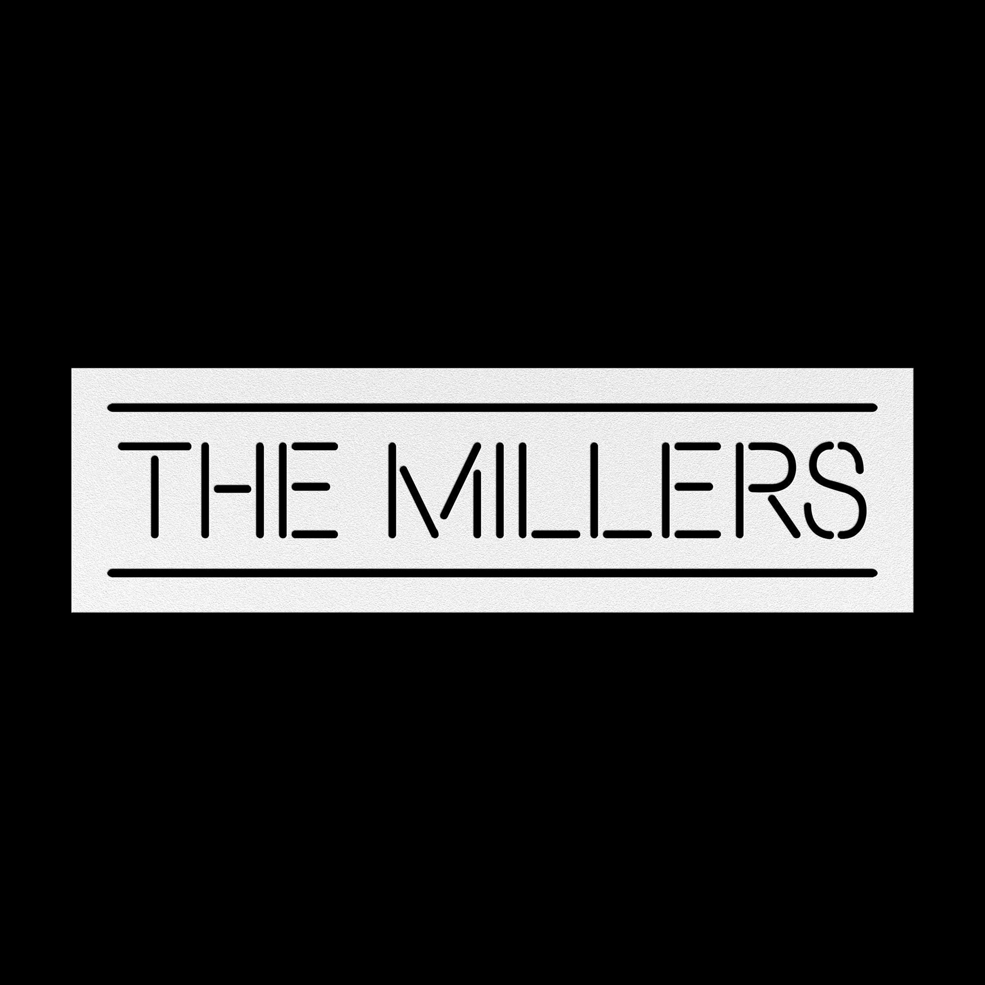 Housewarming Personalized Metal Name Sign: Custom Steel Wall Art