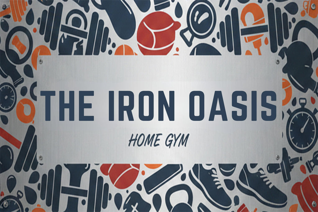 Personalized Home Gym Sign - Custom Metal Sign | Fitness Workout Decor & Strength Training Art
