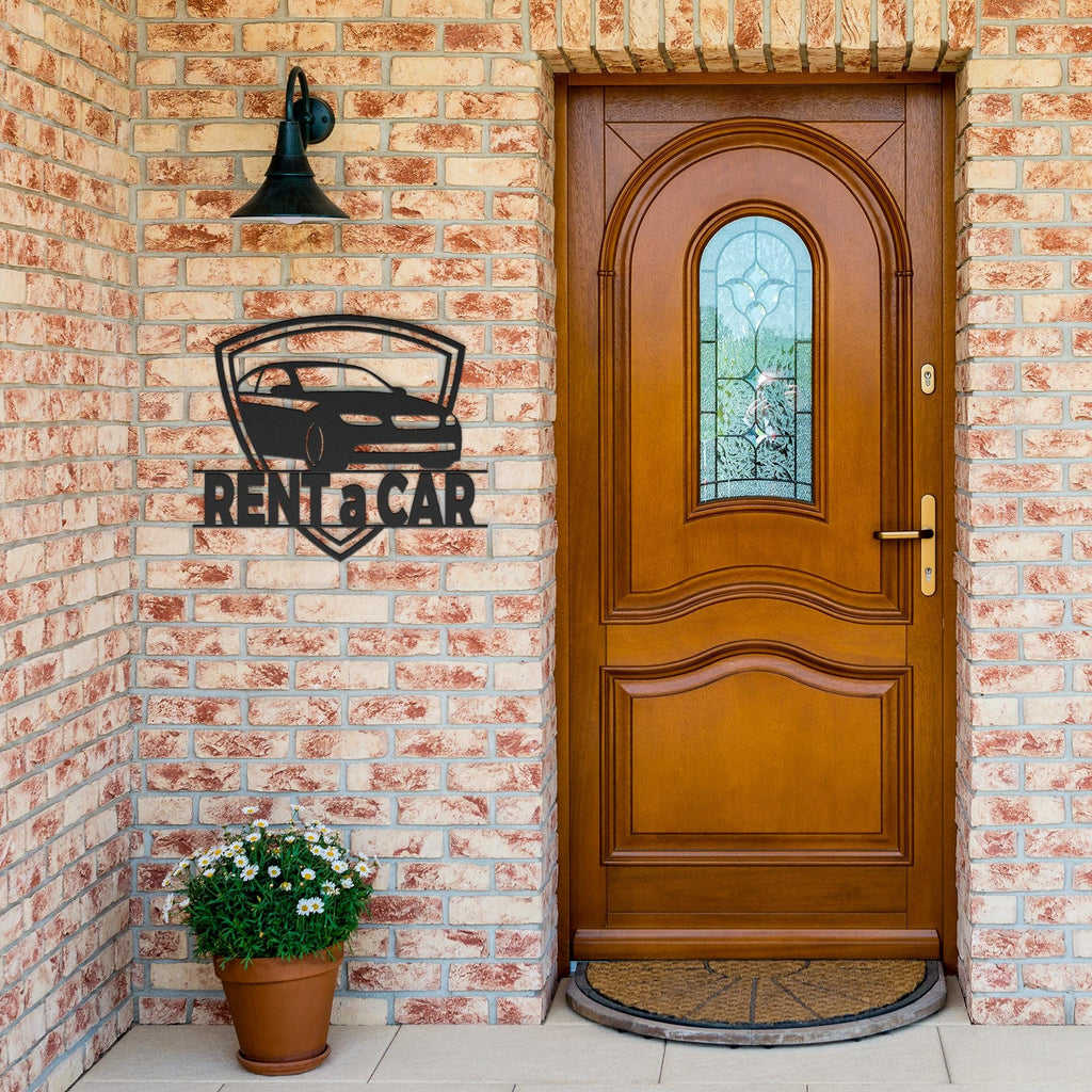 Custom Car Logo Metal Business Sign: Personalized Automotive Decor