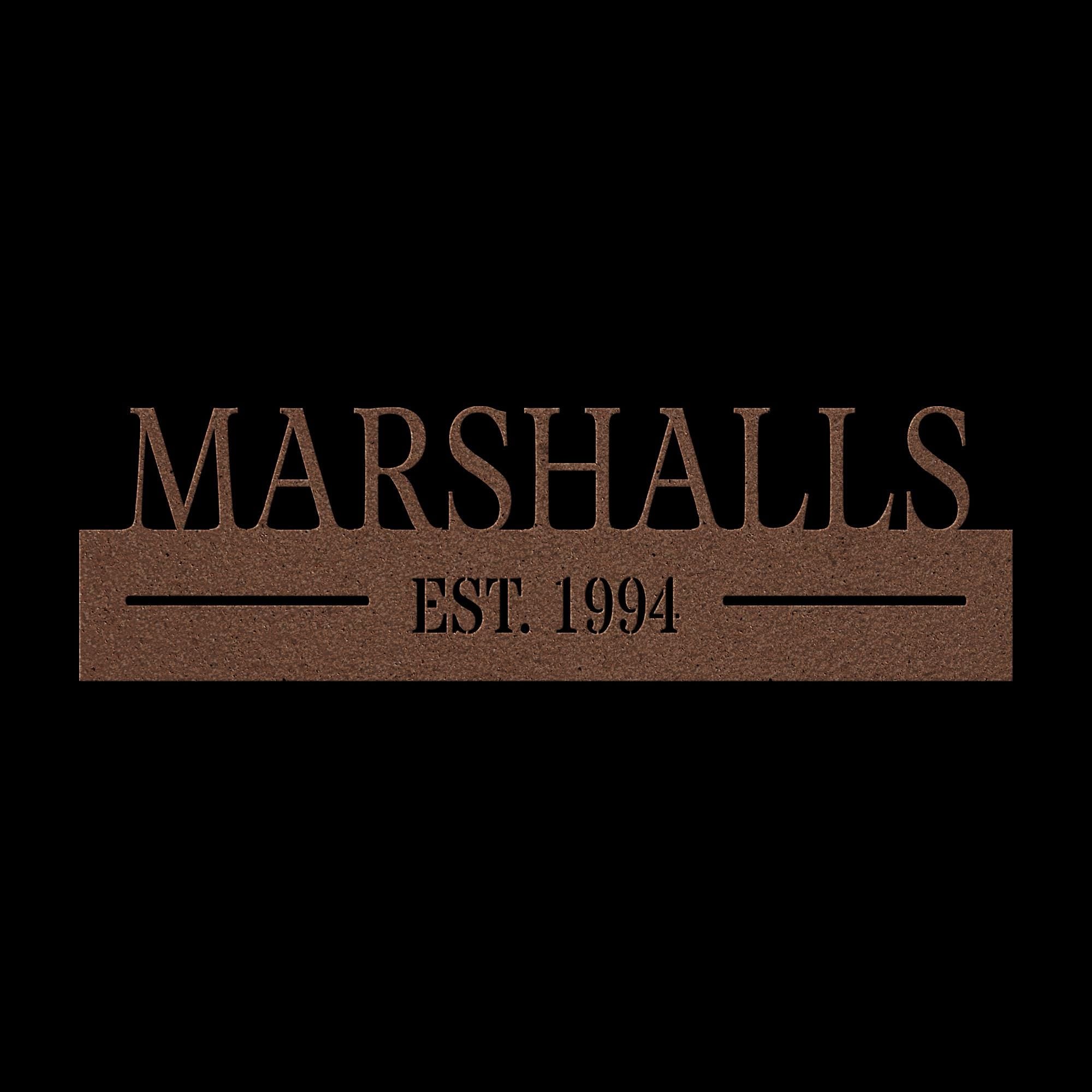 Personalized Metal Name Sign: Custom Steel Wall Art
