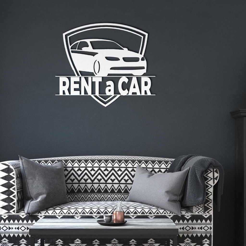 Custom Car Logo Metal Business Sign: Personalized Automotive Decor