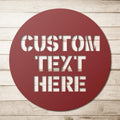 Custom Metal Sign: Personalized Logo, Text, or Name
