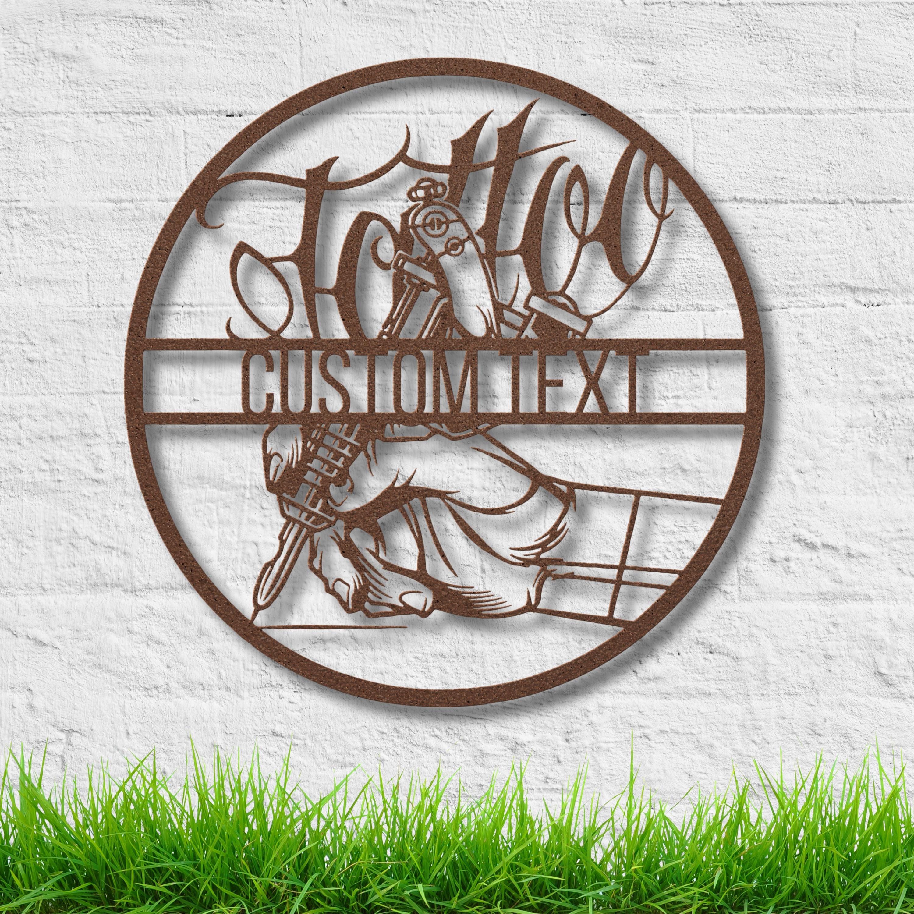 Custom Tattoo Sign - Personalized Studio Metal Art Sign | Unique Artist Gift