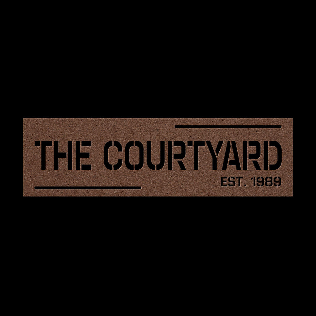 Custom Metal Name Sign: Personalized Outdoor Courtyard Decor