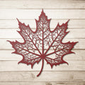 Metal Maple Leaf Art – Laser Cut Metal Wall Decor | Durable Steel Sign