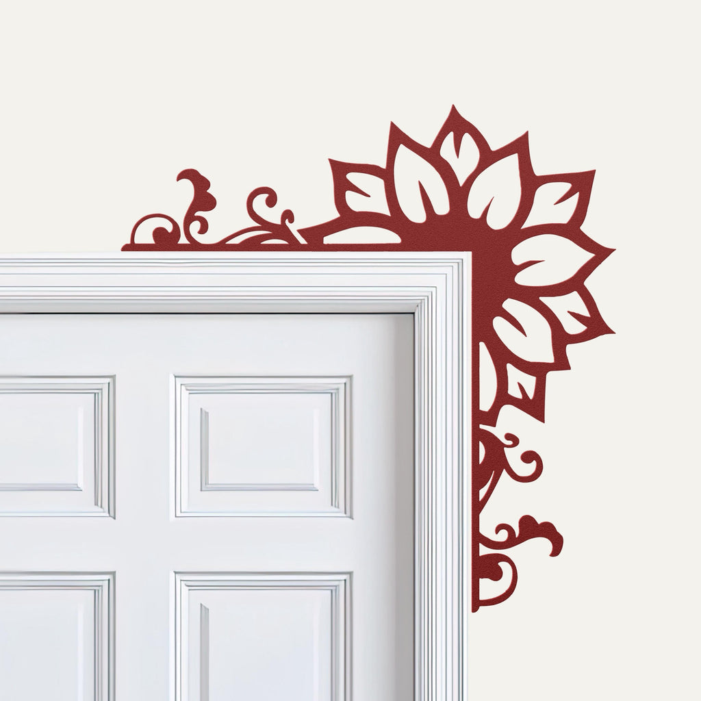 Metal Sunflower Sign – Durable Steel Floral Wall Art for Summer Home Decor