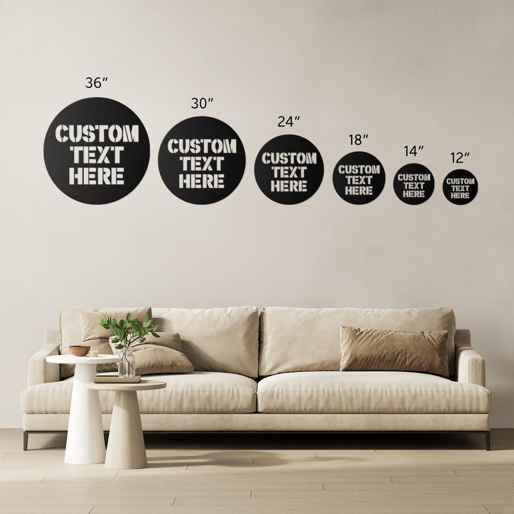 Custom Metal Sign: Personalized Logo, Text, or Name