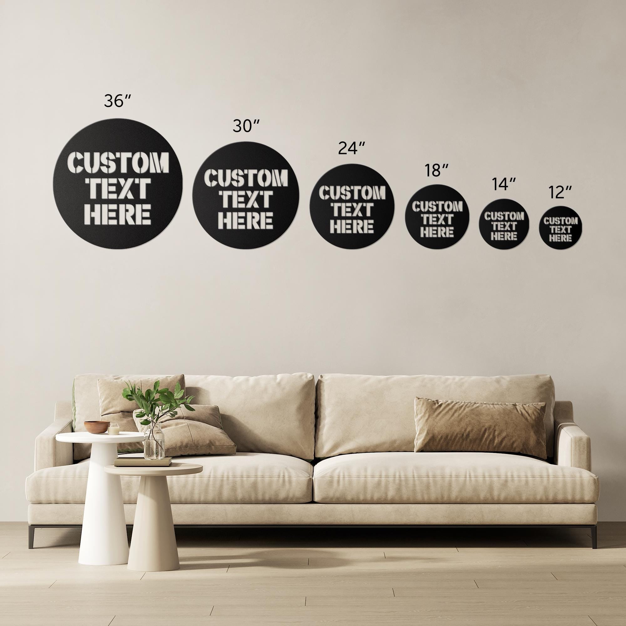 Custom Metal Sign: Personalized Logo, Text, or Name