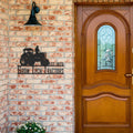 Personalized Metal Farm Sign: Tractor Farmhouse Decor