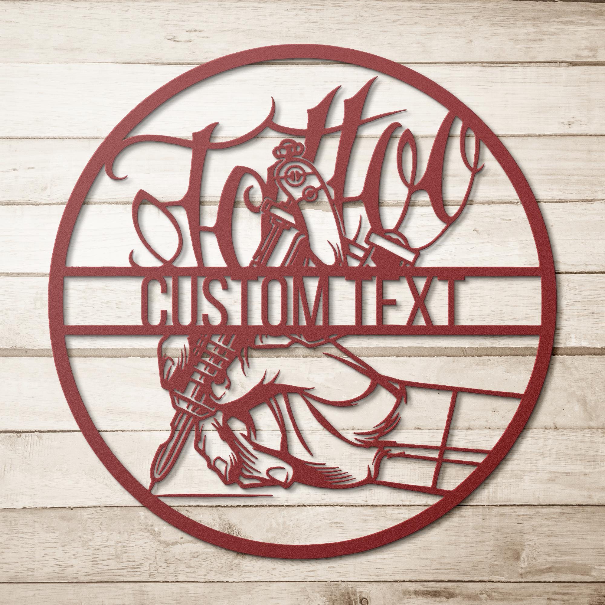 Custom Tattoo Sign - Personalized Studio Metal Art Sign | Unique Artist Gift