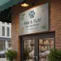 Personalized Pet Sign - Custom Metal Sign for Veterinarian Clinic & Pet Shop Decor