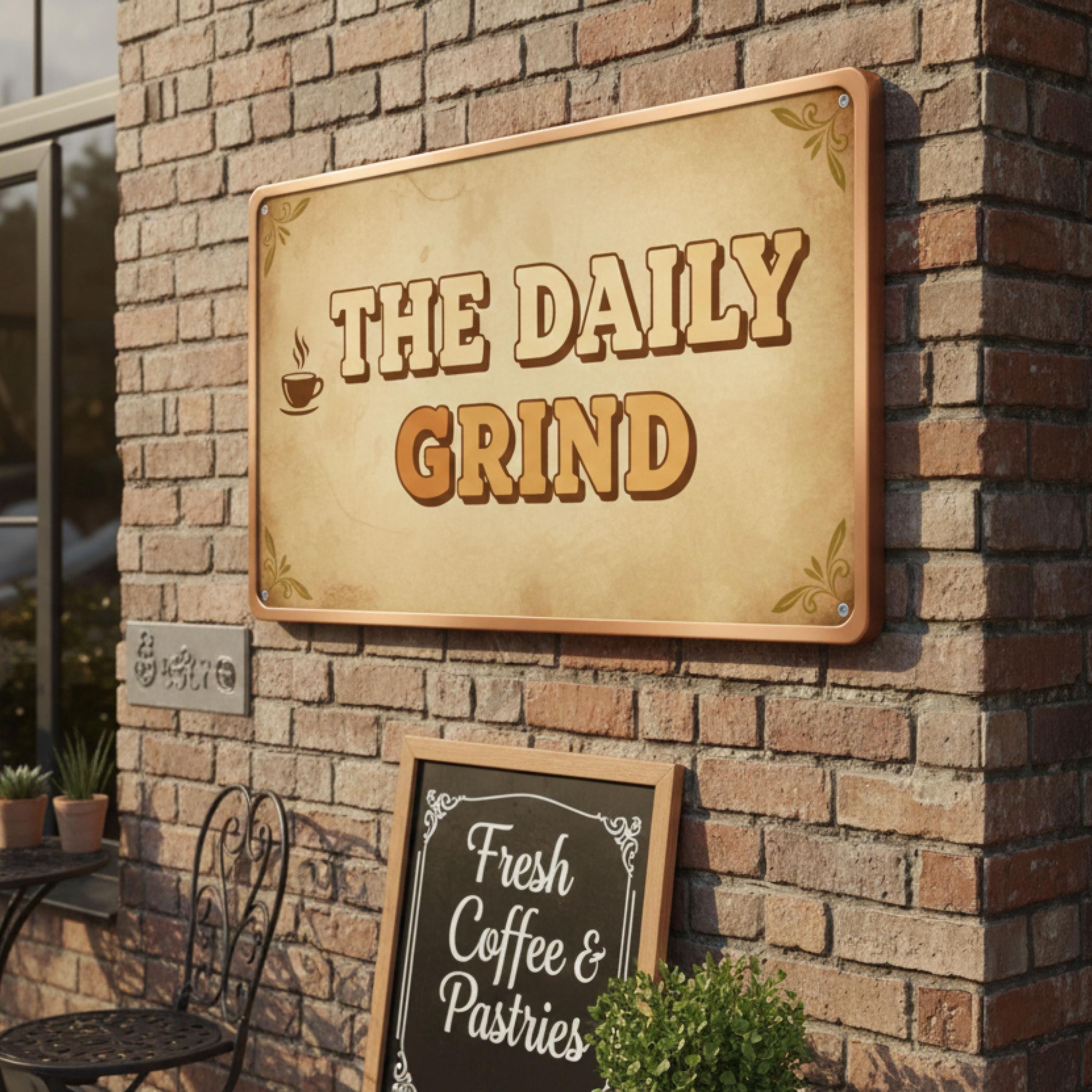 Custom Metal Sign | Personalized Coffee Bar Decor | Vintage Kitchen Cafe Plaque | Home Espresso Nook Wall Art