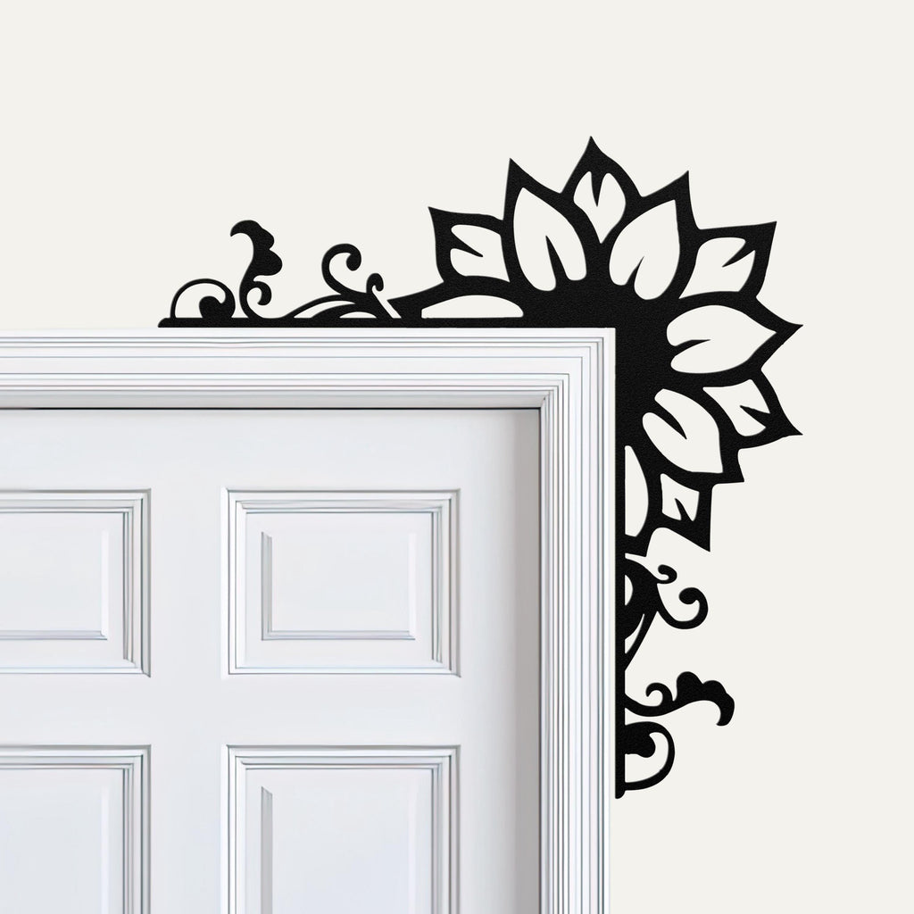 Metal Sunflower Sign – Durable Steel Floral Wall Art for Summer Home Decor