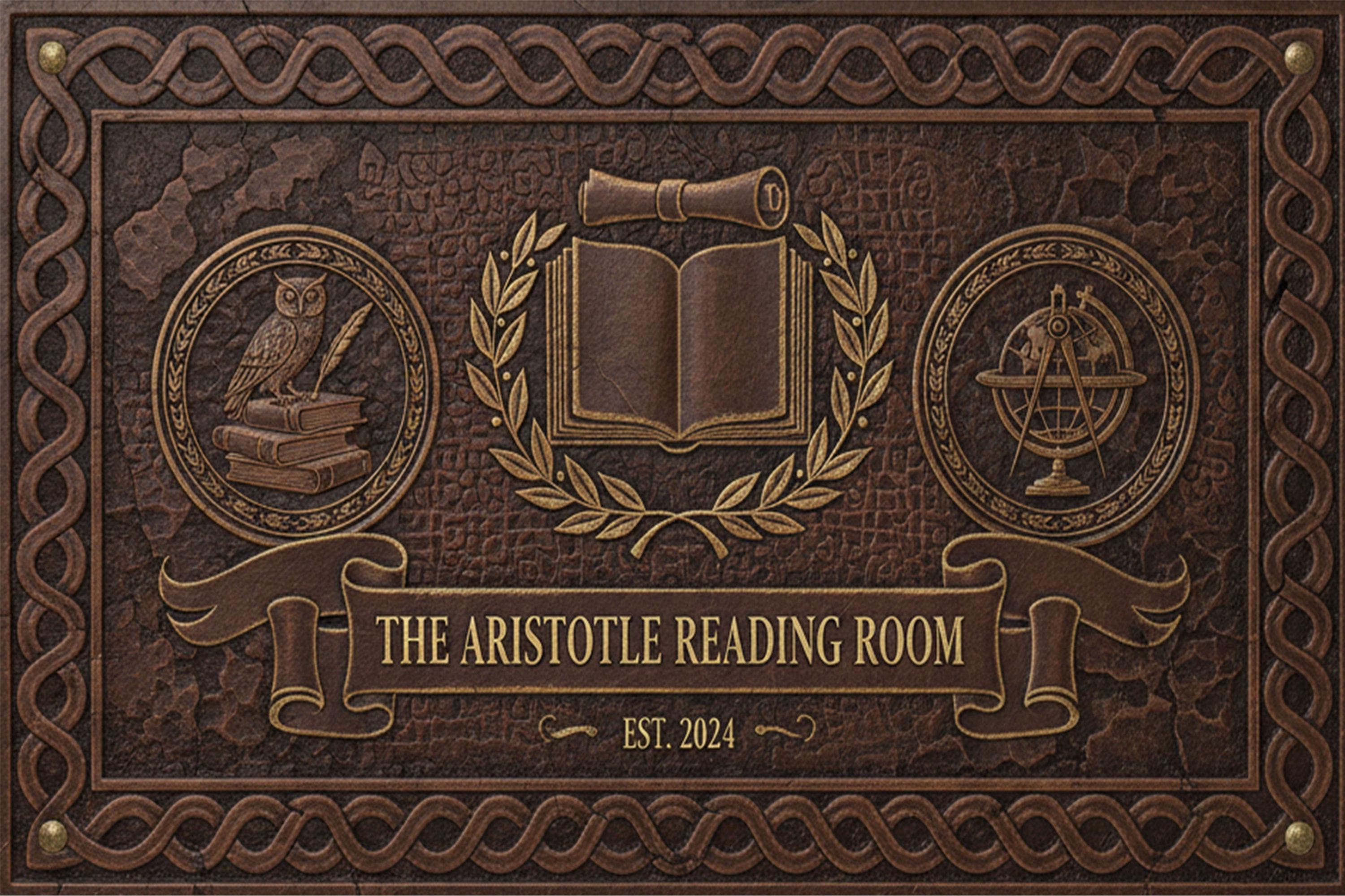 Personalized Reading Room Sign - Custom Metal Plaque | Vintage Office Decor
