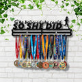 She Believed She Could So She Did Medal Hanger, Running Award Display, Marathon Rack